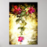 Psalm 23 (Floral Art Poster) posters