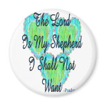 Psalm 23 hearts magnets