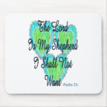 Psalm 23 hearts mouse pads