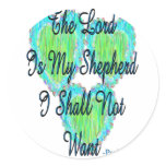 Psalm 23 hearts stickers