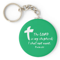 Psalm 23: The Lord is my Shepherd Key Chains