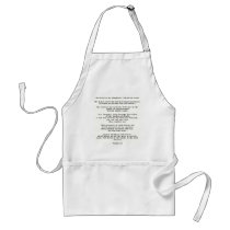 Psalm 23white apron