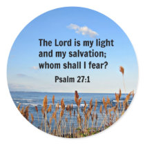 Psalm 27:1 stickers