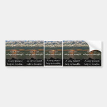 Psalm 46:1 - Beautiful Sunrise over Lake Michigan Bumper Stickers