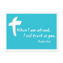 Psalm 56: When I am Afraid I Will Trust in You postcards