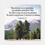 Psalm 62:1,2 magnet