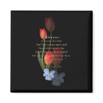 Psalm 73: 25-26 Tulips Magnets