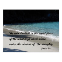 Psalm 91:1 post cards