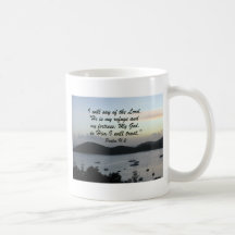 Psalm 91:2 coffee mugs