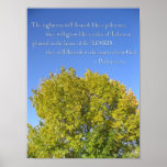 Psalm 92 Blue Sky Poster posters