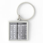 Psalm of David: Psalterim Octaplums, 1516 Keychain