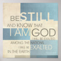 Psalm Scripture Collage II posters