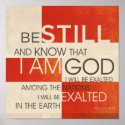 Psalm Scripture Collage posters