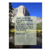 Psalm scripture mountain prayer card personalized invitations