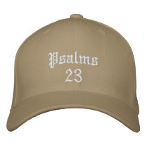 Psalms 23 Hat Embroidered Baseball Cap