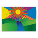 pschyedelic sun card