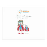 "Psoriasis can't stop me" Postcards