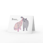 Psssst....I love you, with a cat kiss. cards