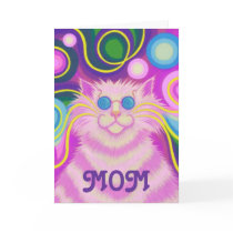 Psy-cat-delic 'MOM' 'groovy birthday' card