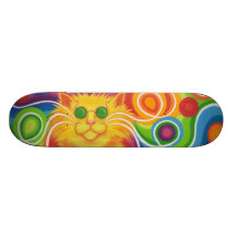 Psy-cat-delic skateboard