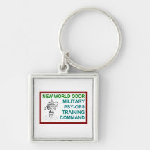 PSY-OPS TRAINING COMMAND KEY FOB KEY CHAIN