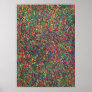 psy trippy abstract texture artwork print