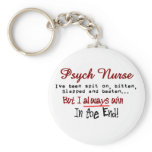 Psych Nurse Hilarious Gifts & T-Shirts keychains