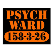 Psych Ward Post Cards