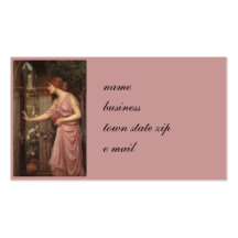 Psyche Entering Cupid's Garden Business Card Templates