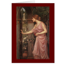 Psyche Entering Cupid's Garden Greeting Card