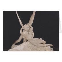 Psyche Revived by the Kiss of Cupid 1787-93 Greeting Card