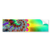 Psychedelic 12 - Fractal Bumper Sticker