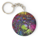 psychedelic abstract art keychains