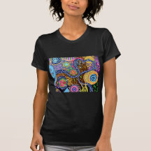 Psychedelic abstract pattern t shirt