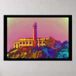 Psychedelic Alcatraz Print