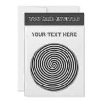 Psychedelic Black and White Customisable