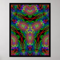 Psychedelic BlackLiTe Inspirations Poster