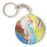 Psychedelic Circle keychains