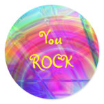 Psychedelic Circle stickers