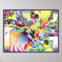Psychedelic Cow posters