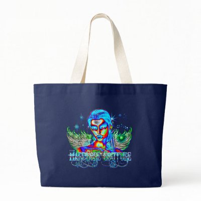 Psychedelic Fairy Canvas Bags