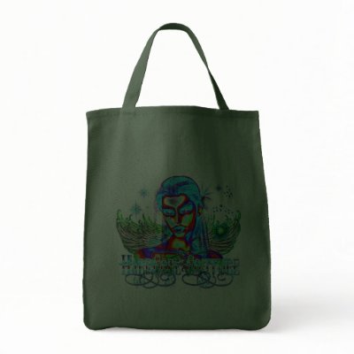 Psychedelic Fairy Canvas Bags