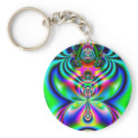 Psychedelic Flutterby keychains