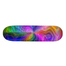 Psychedelic Flyer Custom Skate Board