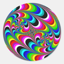 Psychedelic - Fractal Sticker