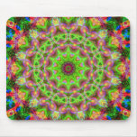 Psychedelic Geometric Mandala Ball Mousepad