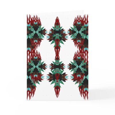 PSYCHEDELIC GREETINGS CARD by webgrrl