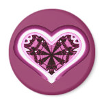 Psychedelic Heart magnets