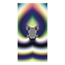 Psychedelic Heart Photo Card Template