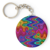 Psychedelic Keychain